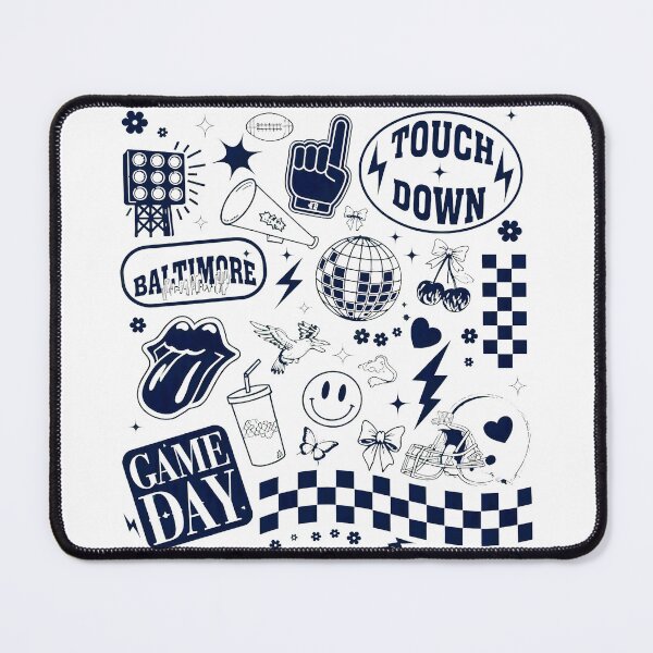 Item preview, Retro Football Game Day Collage Design designed and sold by Flessner97.