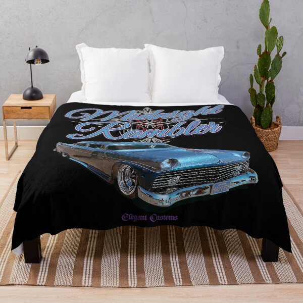 Item preview, 1955 Ford Midnight Rambler with text - Lowrider, Kustom, Hot Rod, Muscle Car designed and sold by Elegant Customs.