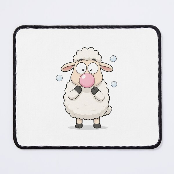 Item preview, Funny Sheep With Balloon Nose | Cute Farm Animal designed and sold by Catchy-Couture.