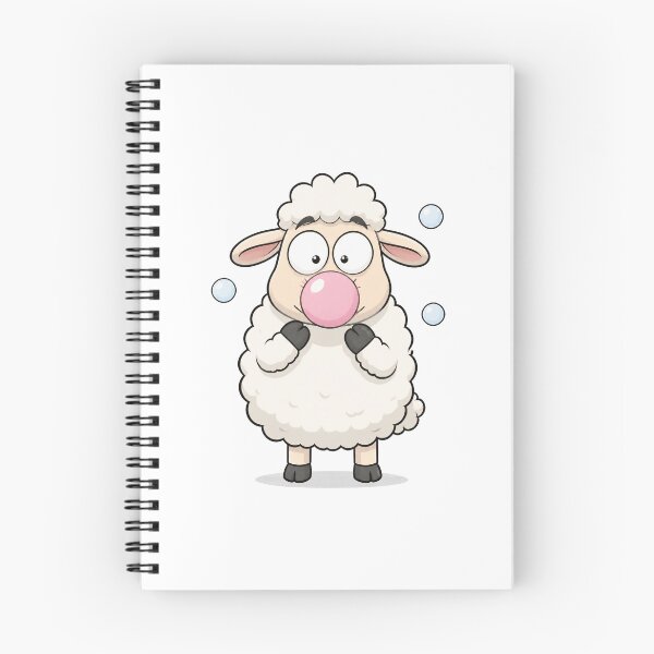 Item preview, Funny Sheep With Balloon Nose | Cute Farm Animal designed and sold by Catchy-Couture.