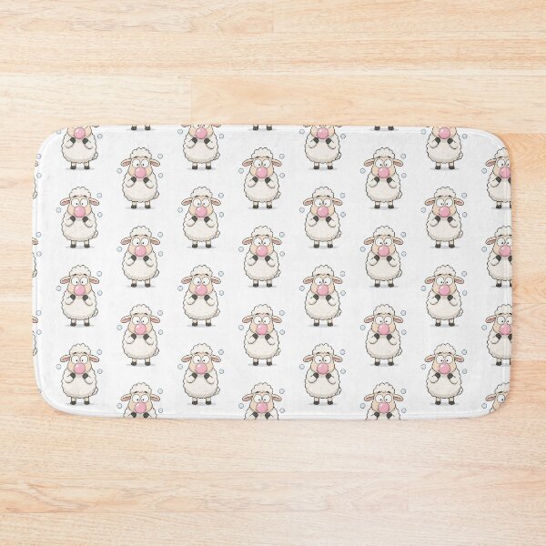 Item preview, Funny Sheep With Balloon Nose | Cute Farm Animal designed and sold by Catchy-Couture.