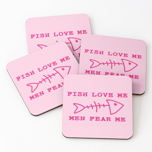 Item preview, fish love me men fear me designed and sold by trinketgal.