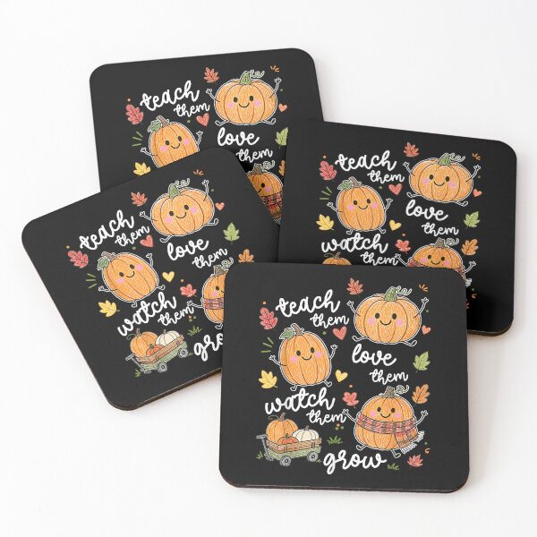 Item preview, Teach Them Love Them Watch Them Grow Pumpkin Fall Teacher designed and sold by PaigeWoodShop.