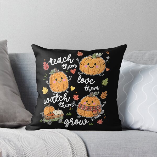 Item preview, Teach Them Love Them Watch Them Grow Pumpkin Fall Teacher designed and sold by PaigeWoodShop.