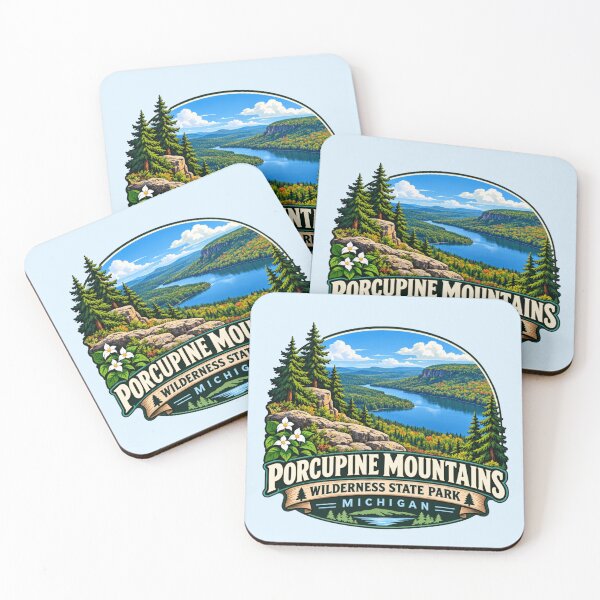 Item preview, Porcupine Mountains Wilderness State Park, Michigan designed and sold by Myra365Art.