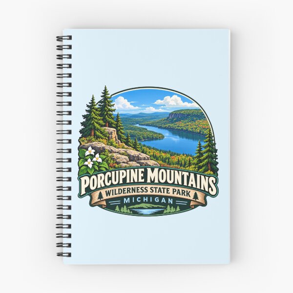 Item preview, Porcupine Mountains Wilderness State Park, Michigan designed and sold by Myra365Art.