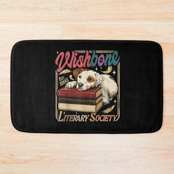 Item preview, Wishbone Literary Society Est 1995 Book Lover Dog Vintage  designed and sold by MassonCalepon.