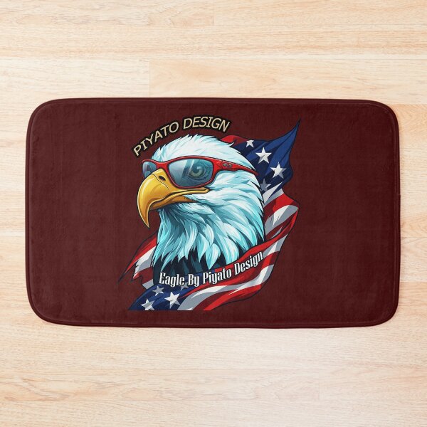 Item preview, American Bald Eagle with Sport Sunglasses & US Flag – Eagle Eye Graphic. designed and sold by PIYATO941DESIGN.