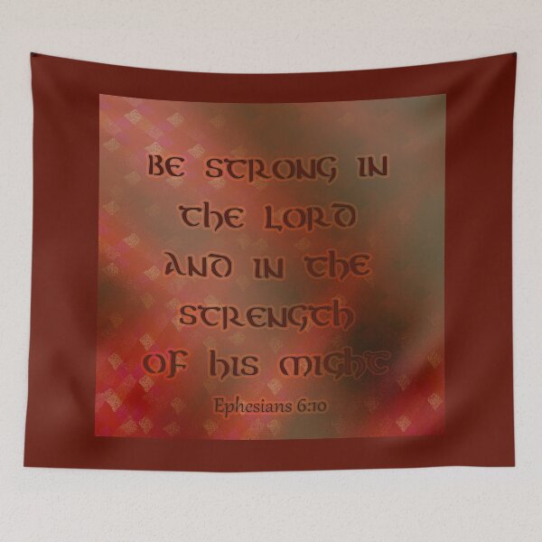 Item preview, Be Strong Inspirational Verse designed and sold by LindaCooke.
