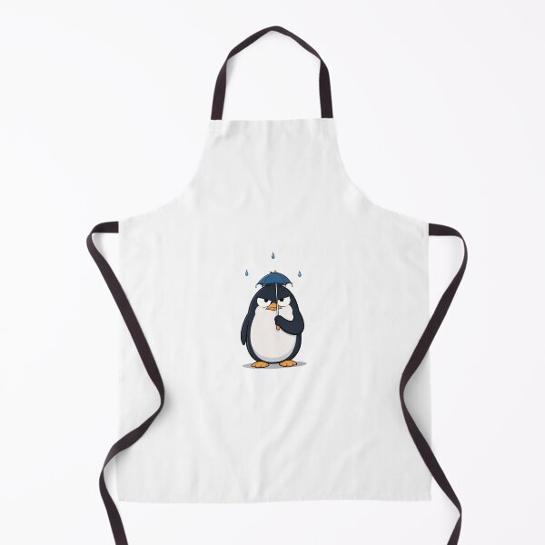 Item preview, Funny Penguin With Tiny Umbrella | Cute Rainy Day Design designed and sold by Catchy-Couture.