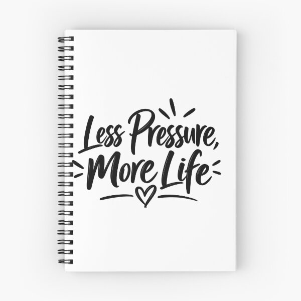 Item preview, Less Pressure More Life – Minimal Positive Quote designed and sold by TinyWeird.