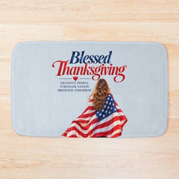 Item preview, Blessed Thanksgiving – Patriotic American Gratitude Design designed and sold by HO•Designs.