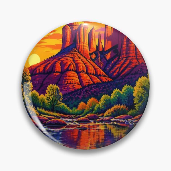 Item preview, Oak Creek Canyon designed and sold by Artnovalty.redbubble.com.