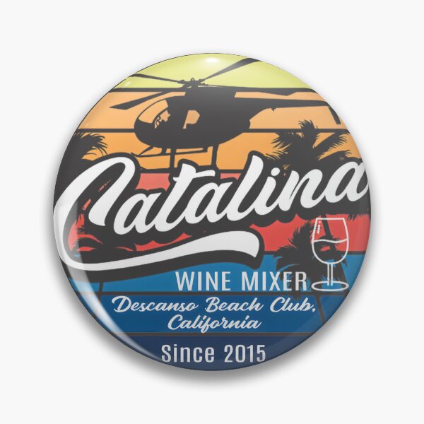 Item preview, Catalina Wine Mixer Inspired Retro Vintage Event Design designed and sold by heckoffman.