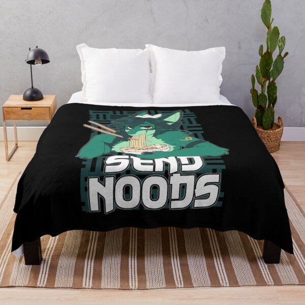 Item preview, Send Noods Character Eating Ramen designed and sold by DAKOTHONY.