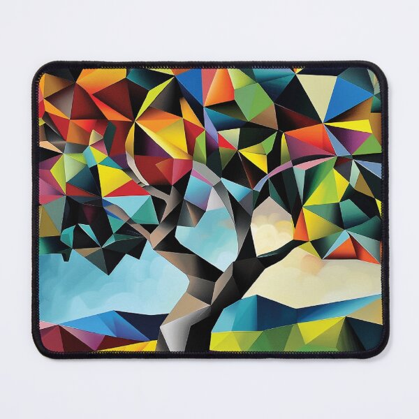 Item preview, Modern Contemporary Geometric-Style Tree Abstract Design Art designed and sold by DEC02.