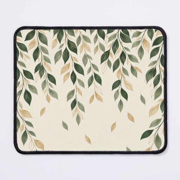 Item preview, Elegant Botanical Leaf Curtain designed and sold by Smoimi.