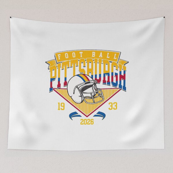 Item preview, Retro Football Pittsburgh Vintage Helmet Fan designed and sold by anaCryder.