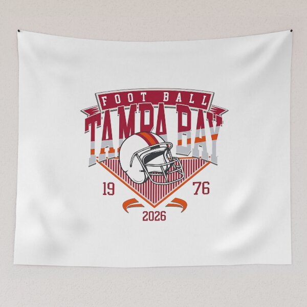 Item preview, Vintage Football Tampa Day Helmet Graphic designed and sold by AdariusBice01.