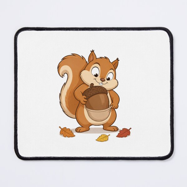 Item preview, Funny Squirrel With an Oversized Acorn designed and sold by Catchy-Couture.