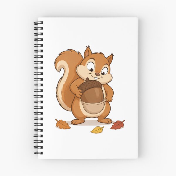 Item preview, Funny Squirrel With an Oversized Acorn designed and sold by Catchy-Couture.