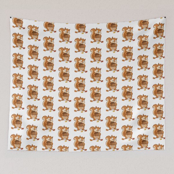 Item preview, Funny Squirrel With an Oversized Acorn designed and sold by Catchy-Couture.