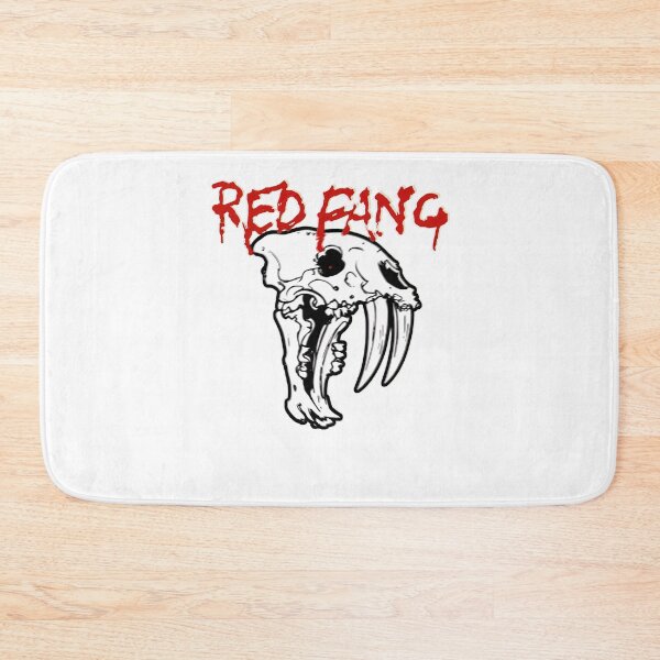 Item preview, RED FANGG Saber Tooth Skull Band designed and sold by HollyBellArtSte.