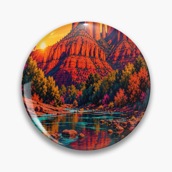 Item preview, Oak Creek Canyon designed and sold by Artnovalty.redbubble.com.
