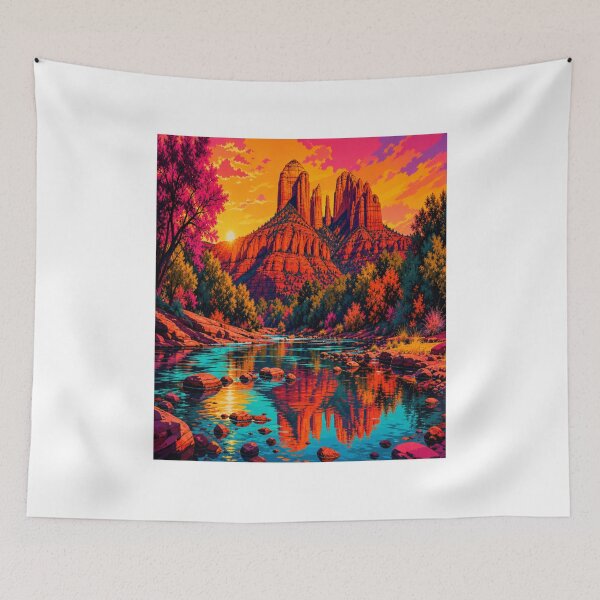 Item preview, Oak Creek Canyon designed and sold by Artnovalty.redbubble.com.