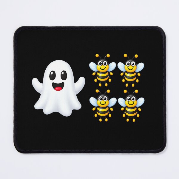 Item preview, Ghost And Four Bees Funny Boo Bees Halloween designed and sold by cruddenstroud23.