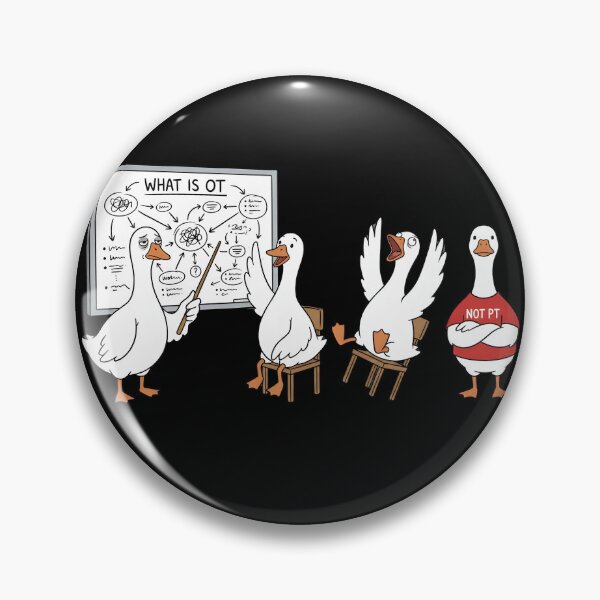 Item preview, Funny Occupational Therapy OT PT Goose Classroom Humor Graphic designed and sold by Lexalion.