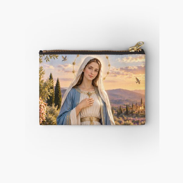 Item preview, Virgin Mary Lavender Field Catholic Christian Gift designed and sold by LTcatholics.