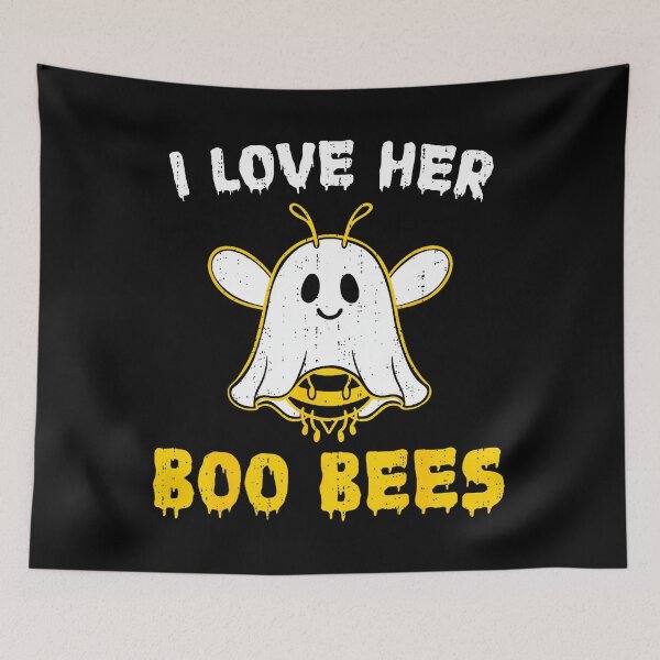 Item preview, I Love Her Boo Bees Funny Couples Halloween designed and sold by jerrimisty889.