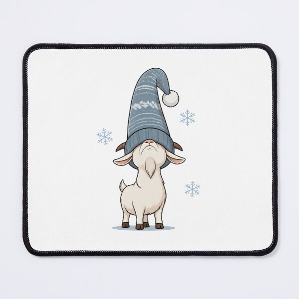 Item preview, Funny Goat Wearing a Giant Winter Hat designed and sold by Catchy-Couture.