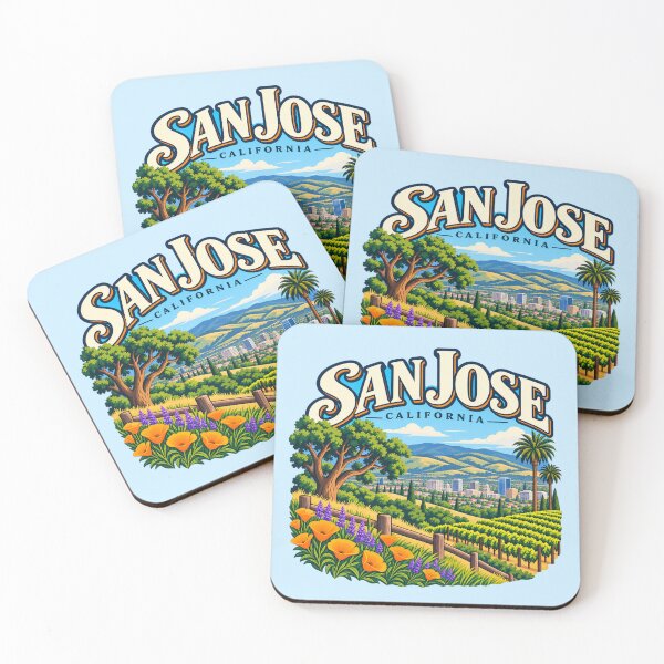 Item preview, San Jose, California - Silicon Valley Tech City designed and sold by Myra365Art.