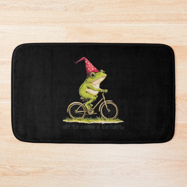 Item preview, Toad in Wizard Hat Riding Bicycle Kerfuffle designed and sold by DAKOTHONY.