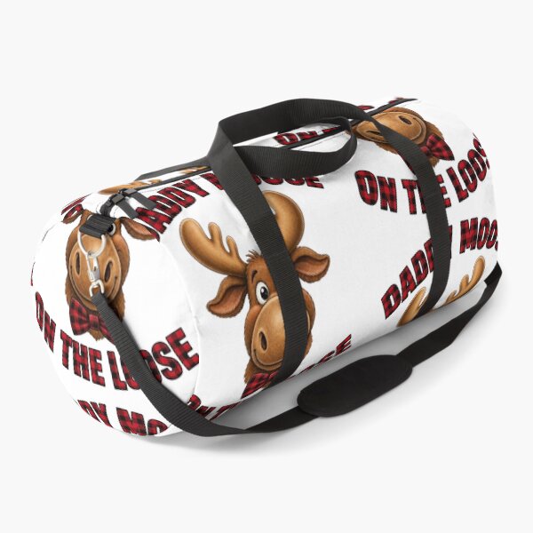 Item preview, Daddy Moose On The Loose Cute Animal Art designed and sold by ScenicRoute66.