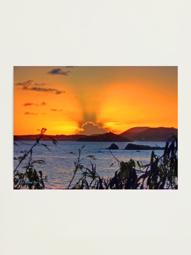 Alternate view of St. Thomas Sunset Photographic Print