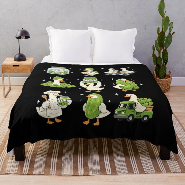 Item preview, Ducks Love Pickles Nine Panel Illustration designed and sold by DAKOTHONY.