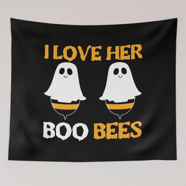 Item preview, I Love Her Boo Bees Couples Halloween Costume designed and sold by cruddenstroud23.