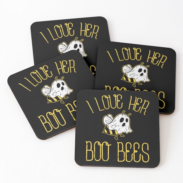Item preview, I Love Her Boo Bees Couples Halloween Costume designed and sold by jerrimisty889.