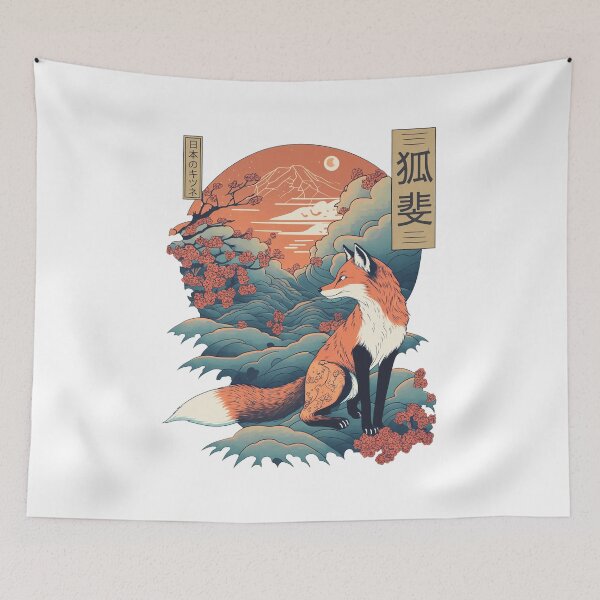 Item preview, Ukiyo Fox Spirit Mount Scene  designed and sold by BRIANLLIAM.