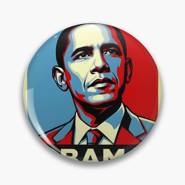 Item preview, Inspirational Barack Obama Portrait Artwork Celebrating Leadership and Hope designed and sold by Dyonn.