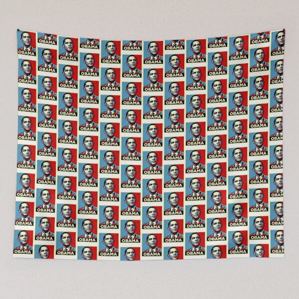 Item preview, Inspirational Barack Obama Portrait Artwork Celebrating Leadership and Hope designed and sold by Dyonn.