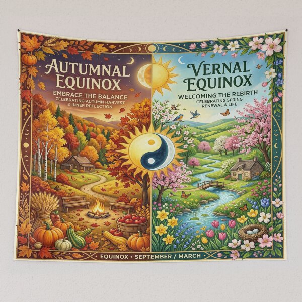 Item preview, Harmonious Balance of Autumnal and Vernal Seasons designed and sold by Solomon-Ent-144.