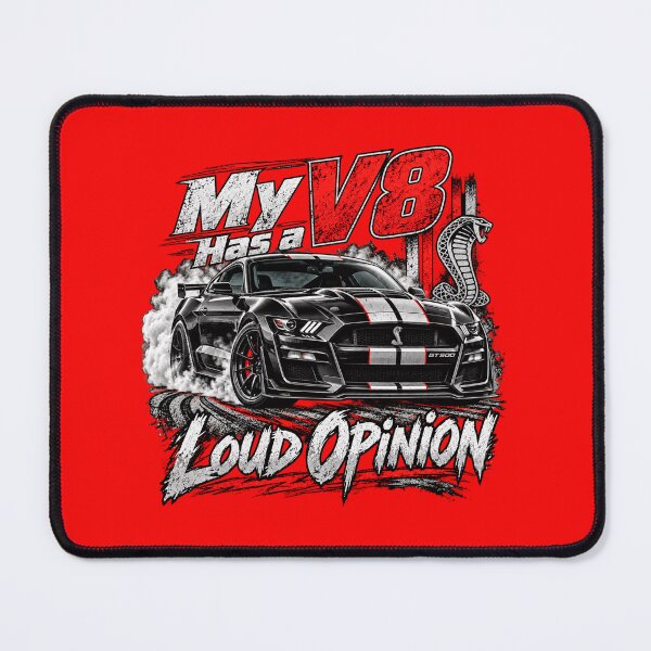 Item preview, My V8 Has a Loud Opinion Shelby GT500 T-Shirt designed and sold by TZehrfeldPhotos.