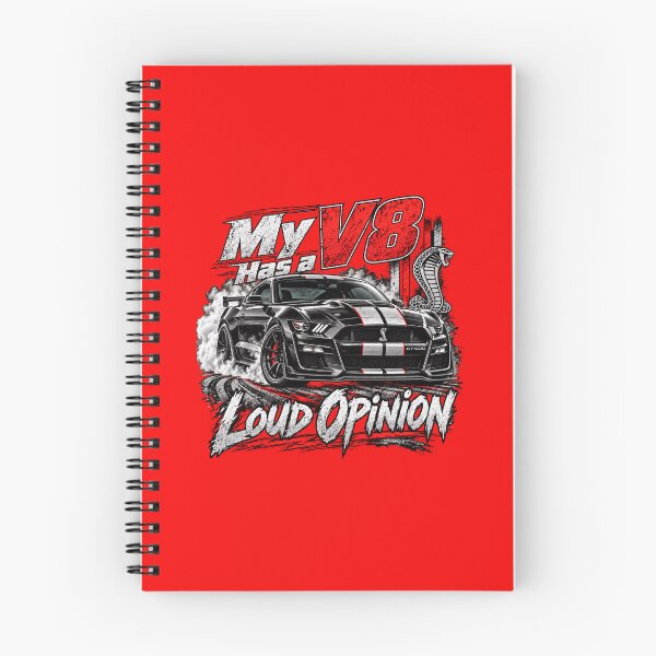 Item preview, My V8 Has a Loud Opinion Shelby GT500 T-Shirt designed and sold by TZehrfeldPhotos.