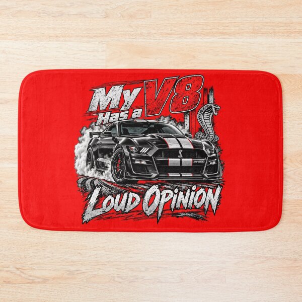 Item preview, My V8 Has a Loud Opinion Shelby GT500 T-Shirt designed and sold by TZehrfeldPhotos.
