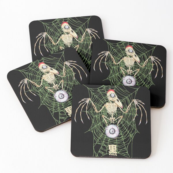 Item preview, Skeletal Bird, Web, and Eyeball Macabre Art designed and sold by BRIANLLIAM.