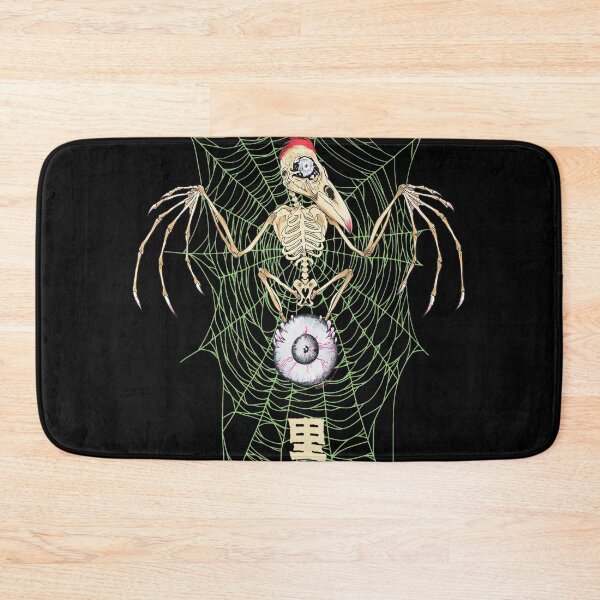 Item preview, Skeletal Bird, Web, and Eyeball Macabre Art designed and sold by BRIANLLIAM.